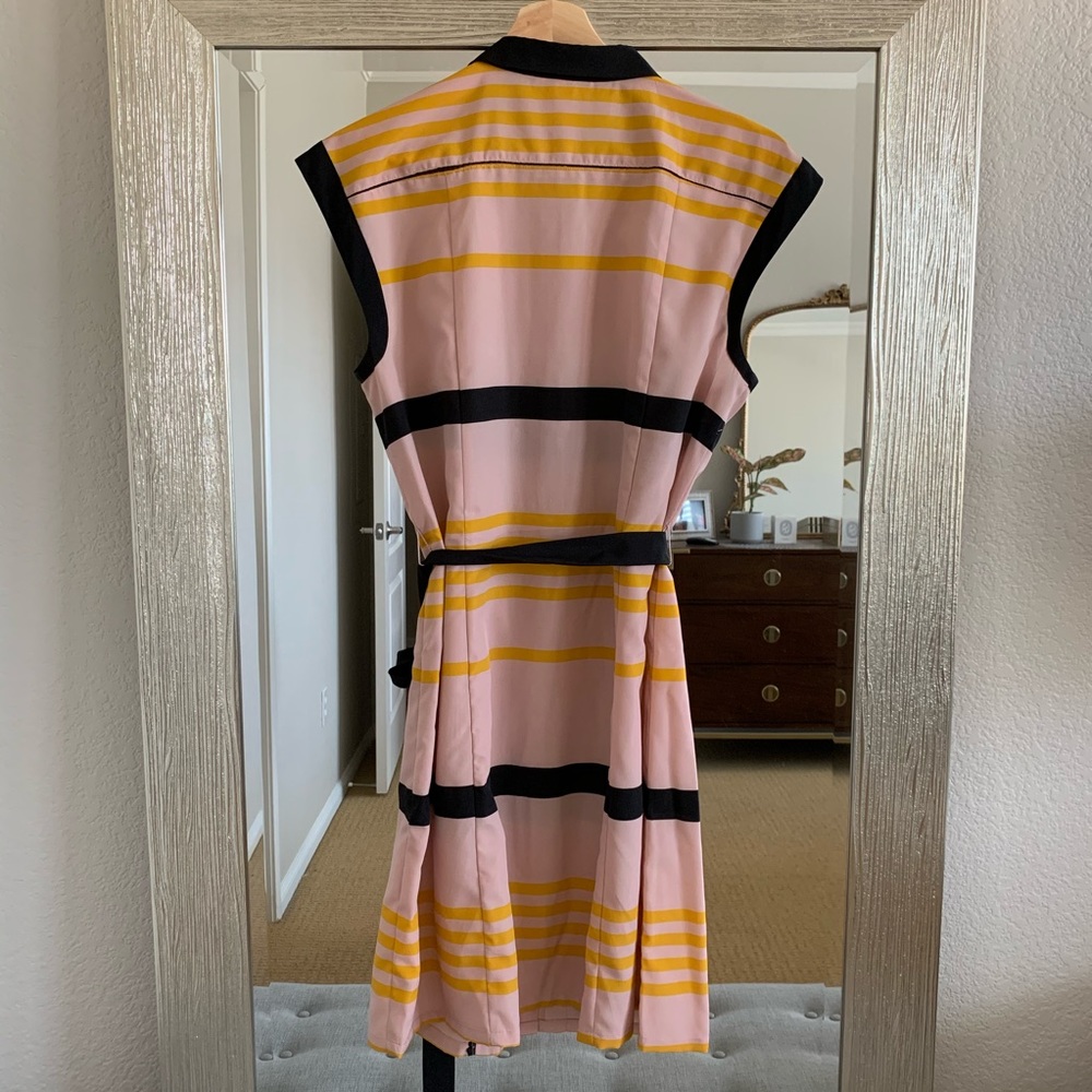 Jason Wu For Target Striped Button Up Shirtdress M - image 7
